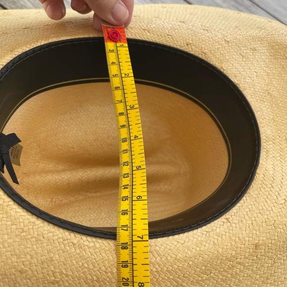 Riverbend Bangora Straw Cattlemen Tan Western Style Hat Size Small - Picture 8 of 8